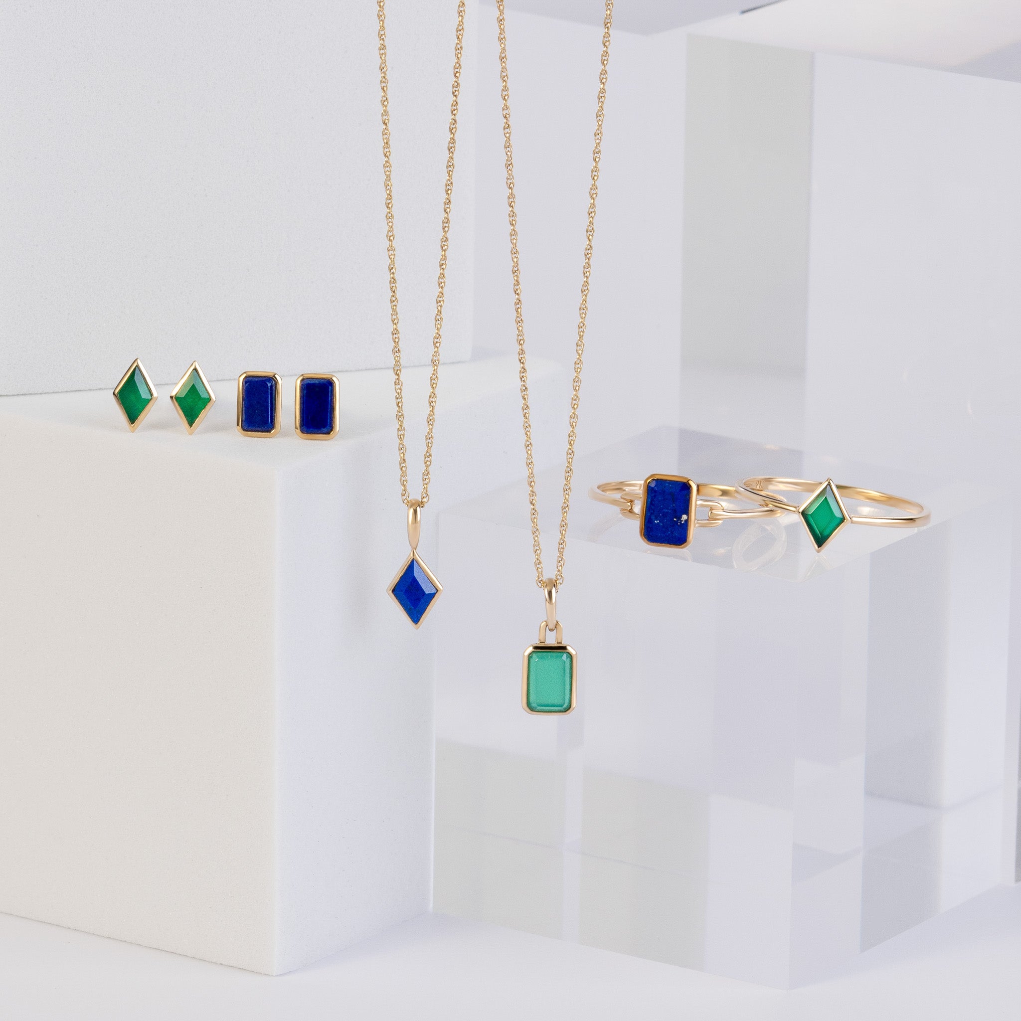 Introducing Our New Classic Collection: A Symphony of Chalcedony, Opal, and Lapis Lazuli