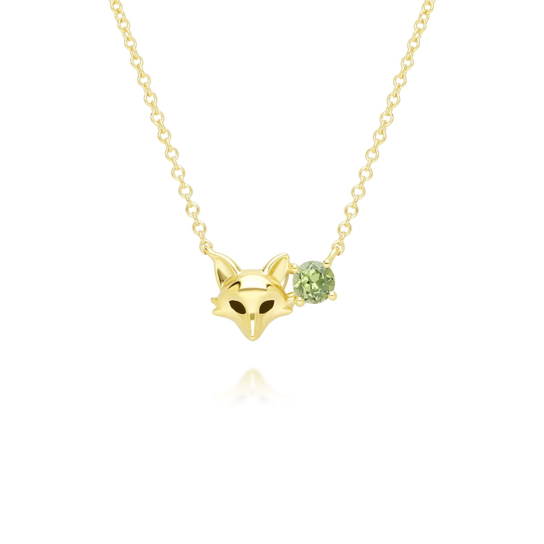 gardenia-peridot-fox-necklace-in-9ct-yellow-gold-135n0423039