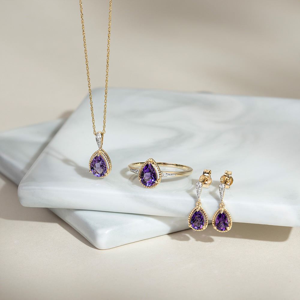 classic-pear-amethyst-diamond-pendant-necklace-in-9ct-yellow-gold-135p2143019 Flatlay